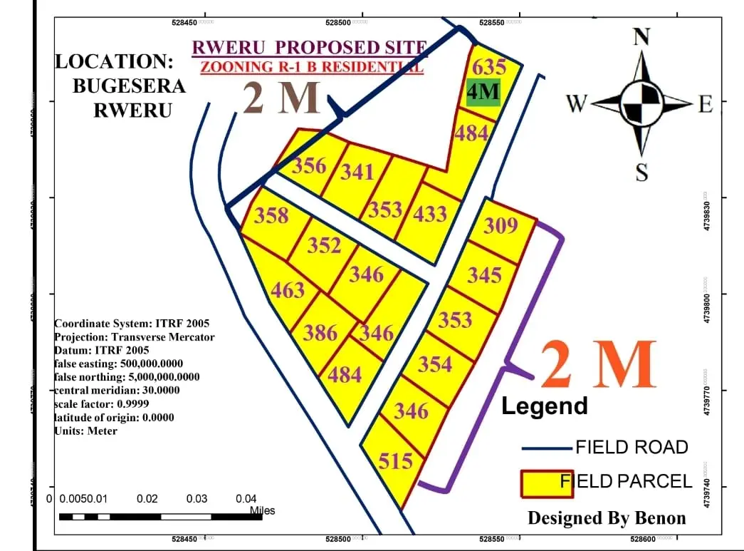 SALE. PLOT'S-19 FOR SALE PRICE: 2-MILLION  PRICE: 4-MILLION  *Aho iherereye: Bugesera-Rweru-Batima-Gasenyi* Zoning R1B Residential```  *Igiciro 2Millions zonyine(Ntibisanzwe)* Ubuso:300sqm kugeza kuri 635sqm  ```Kuva Batima ugera kuri site Moto ni 1500Frw```  *Ibyangombwa birahari mutation direct*  *Ugacyura UPI  yubuso 515sqm kuri 2Millions zonyine* *Vieux yibiyaga byiza*  Ihute ucagure bitarashira 🏃🏃 BOOKING NOW [phone hidden] [phone hidden] — photo 2