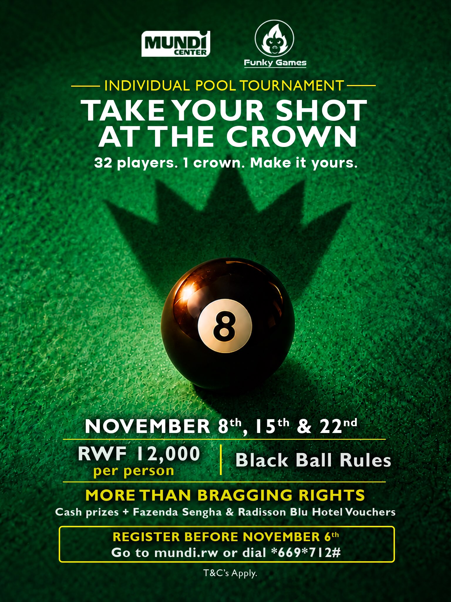 Funky Games Individual Pool Tournament