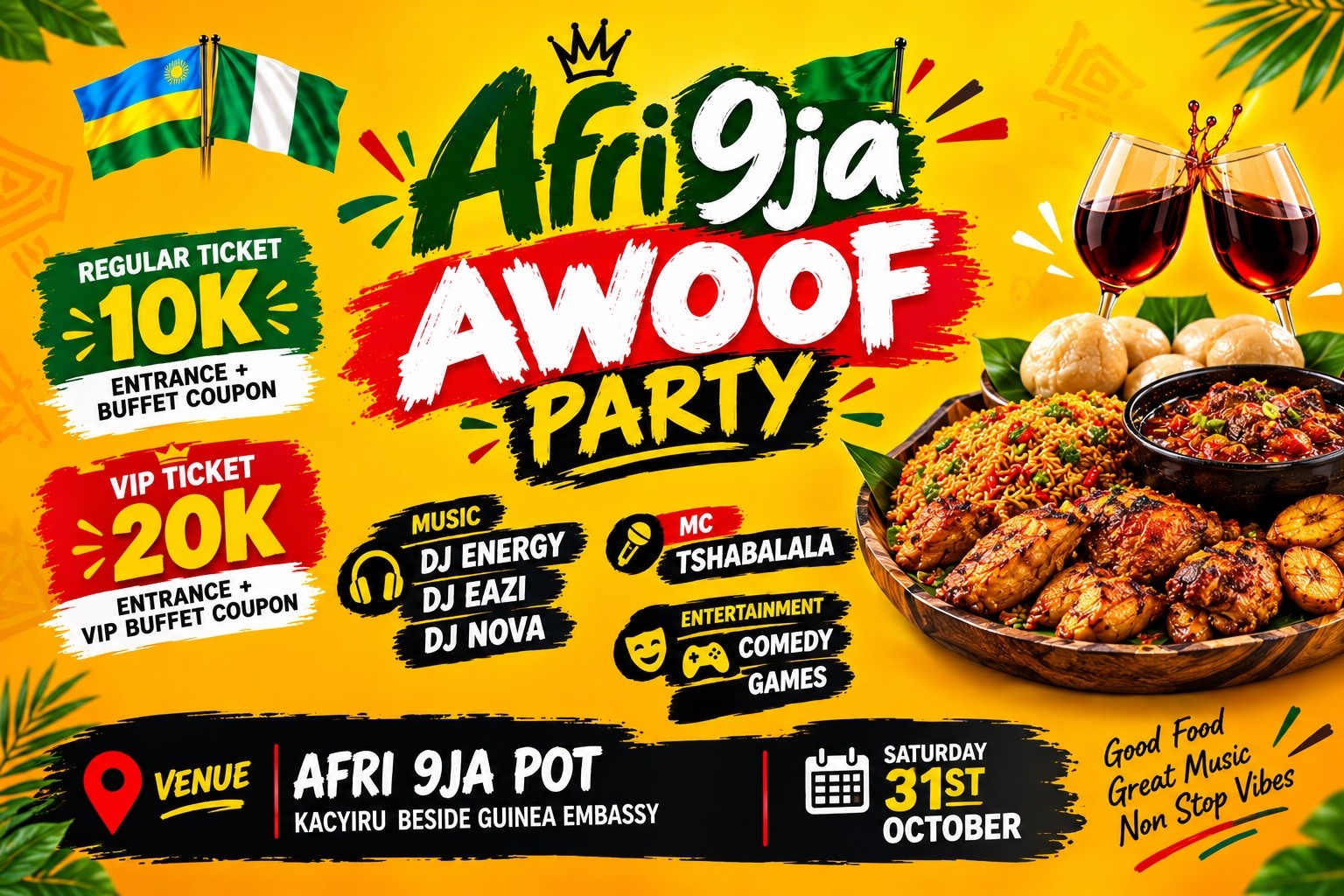 Afri9Ja Awoof Party