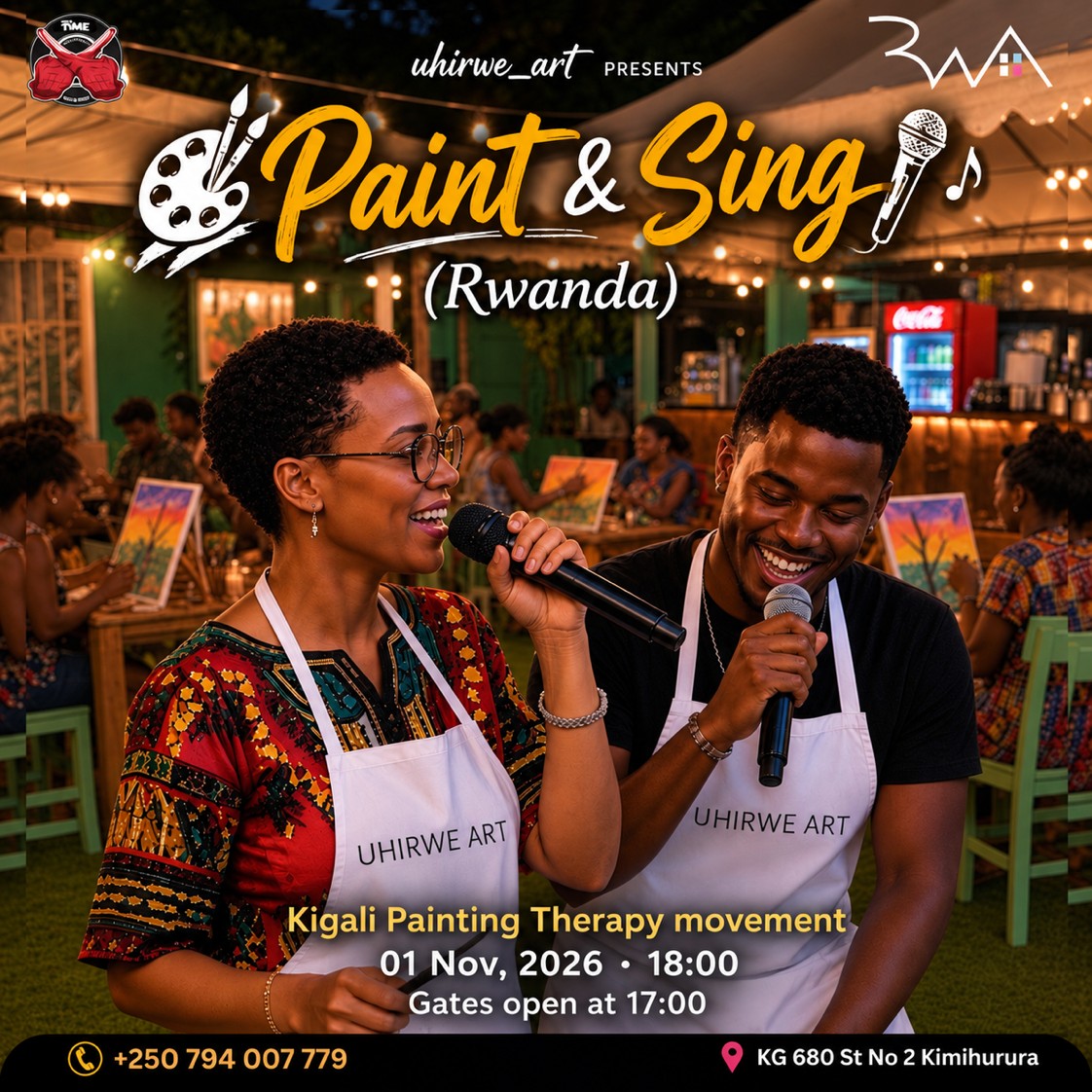 🎨Paint & Sing 🎤 
             Rwanda